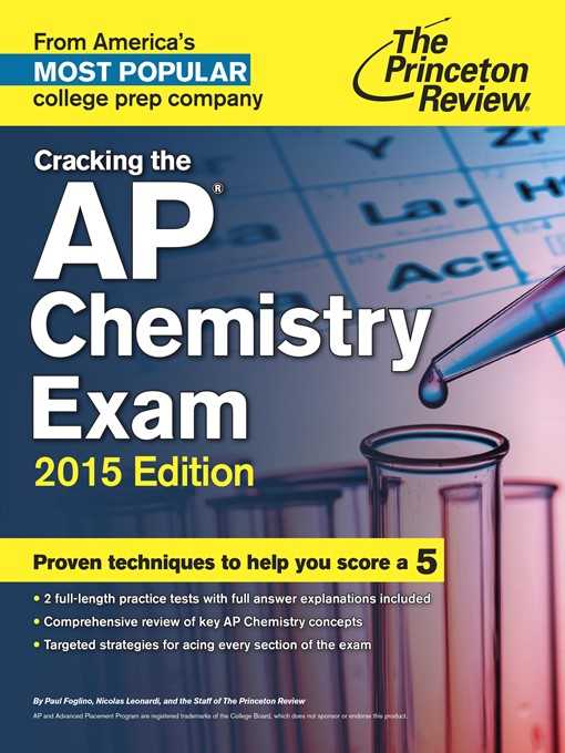 Cracking the ap chemistry exam pdf
