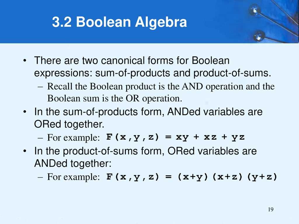 Boolean Expressions and Logic Gates