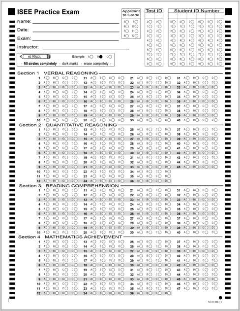 3. What should I do if I make a mistake on the answer sheet?
