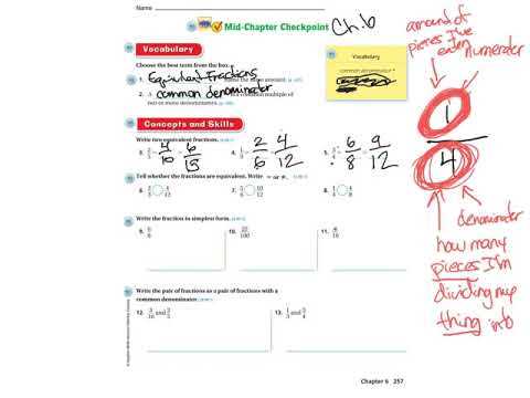 Common Questions and Answers for the Mid-Chapter Checkpoint in 5th Grade