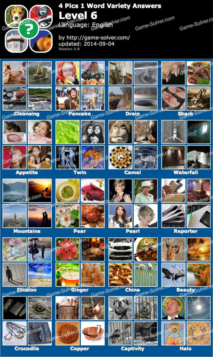 Pics 1 Word 4 Letters Answers List