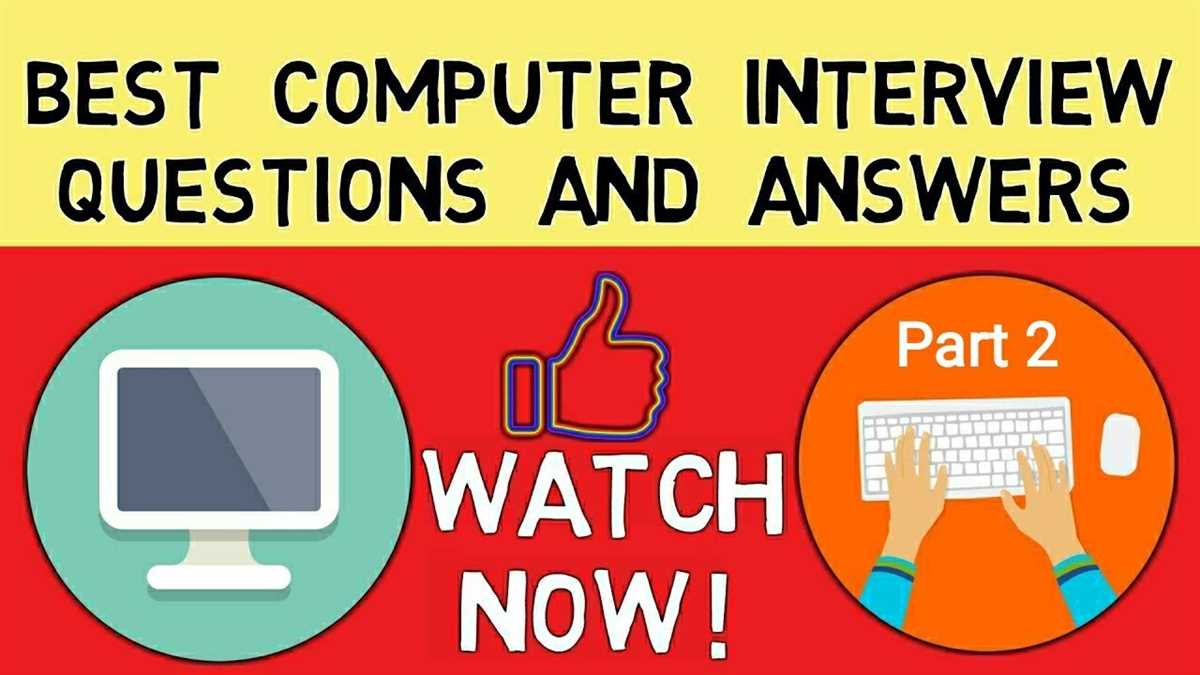 Computer question and answer