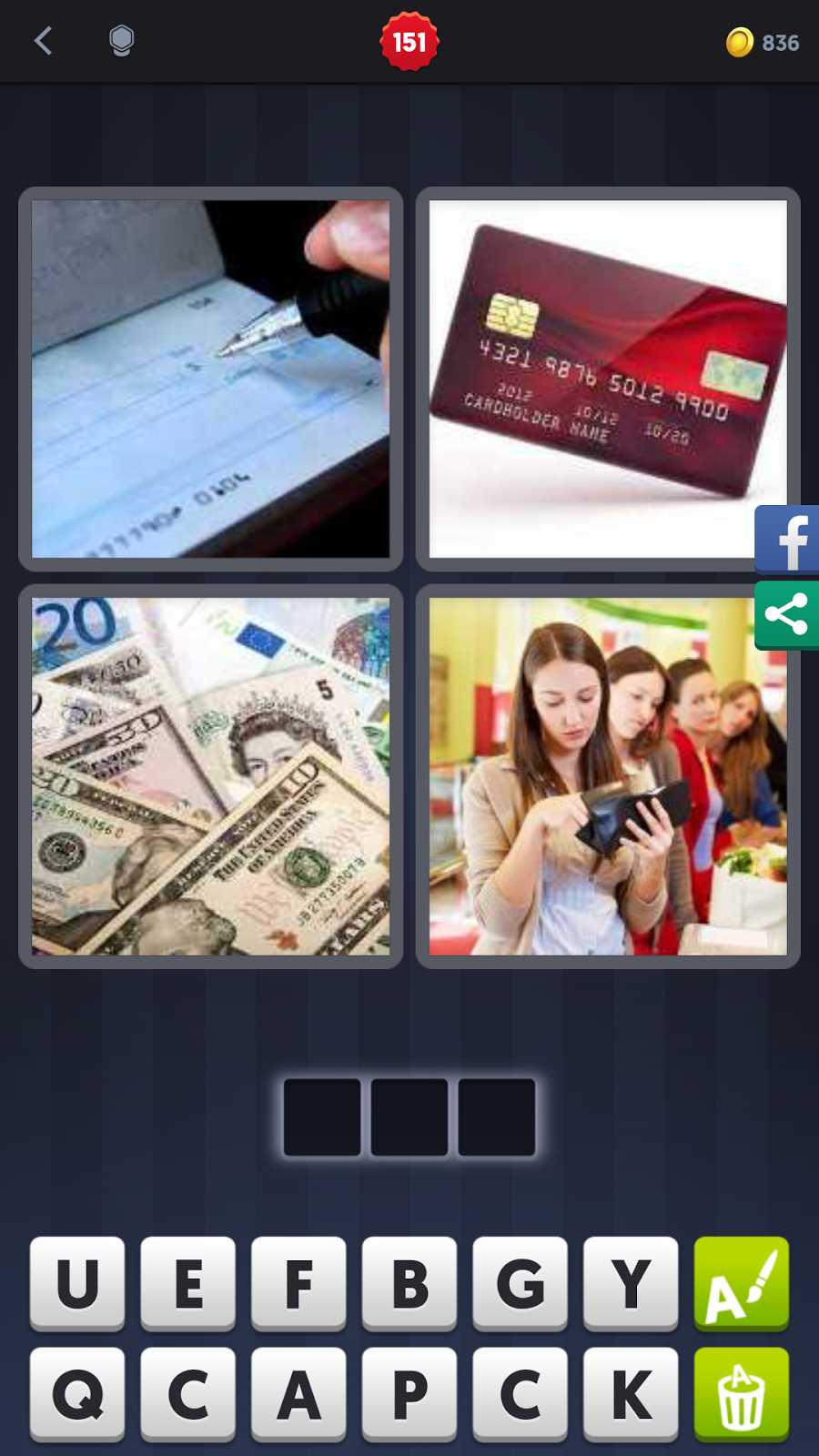 Discover the solutions for 4pics 1 word with 7 letters