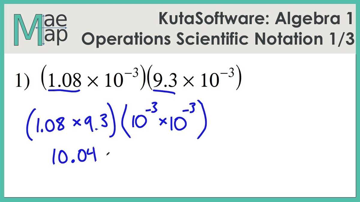 Simplify and Express Answers in Scientific Notation: A Guide Simplify write each answer in scientific notation