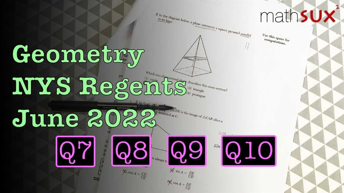 Unveiling the Answer Key for the January 2026 Geometry Regents Exam Geometry regents january 2026 answers