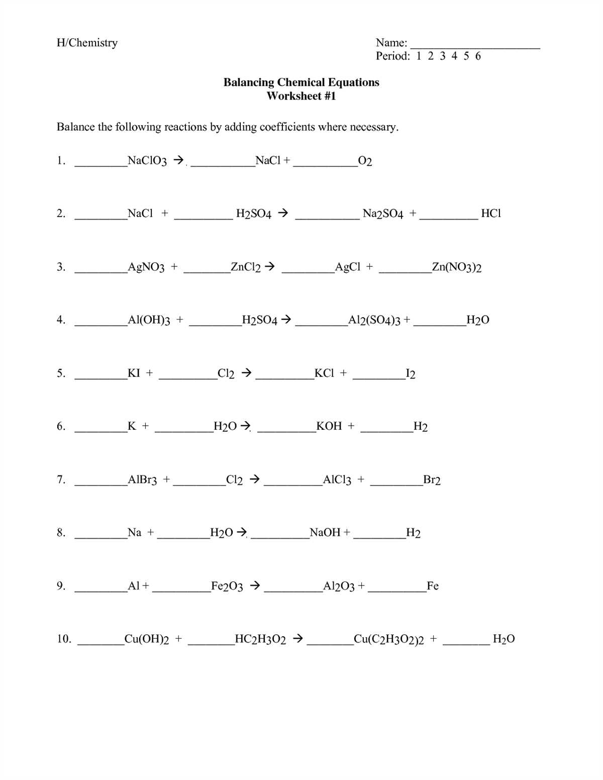 1. What is the difference between an element and a compound?