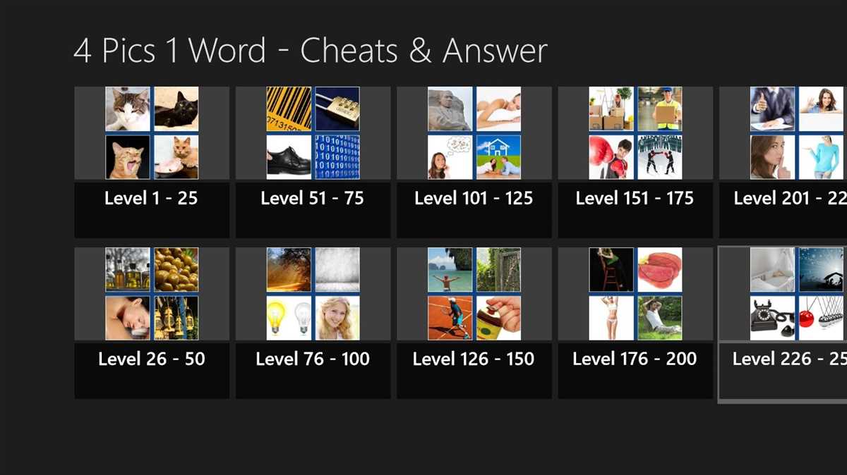 Strategies for Solving Words and Pics Answers