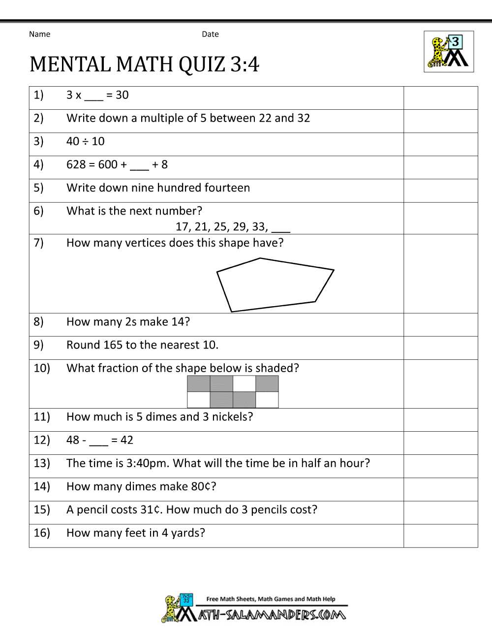 The Importance of a 7th Grade Math Final Exam