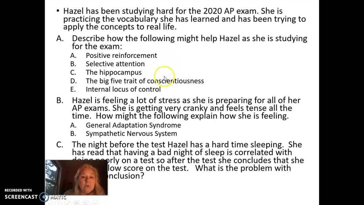 Ap psychology frq 2026 answers