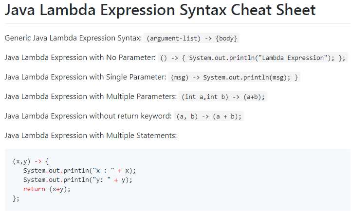 What is a lambda expression in Java 8?