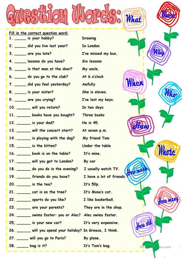 1. Study the pictures and clues