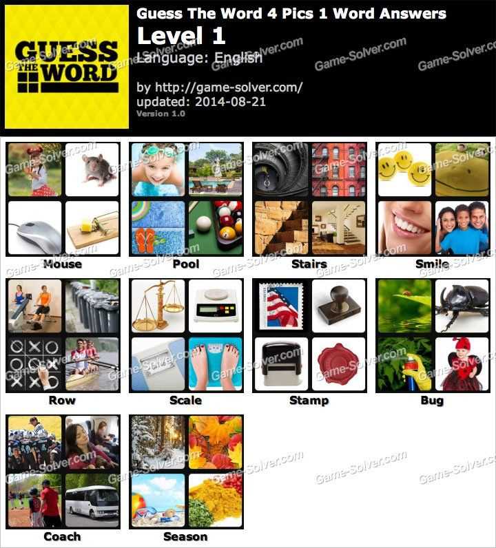 Common Challenges in Words and Pics Answers