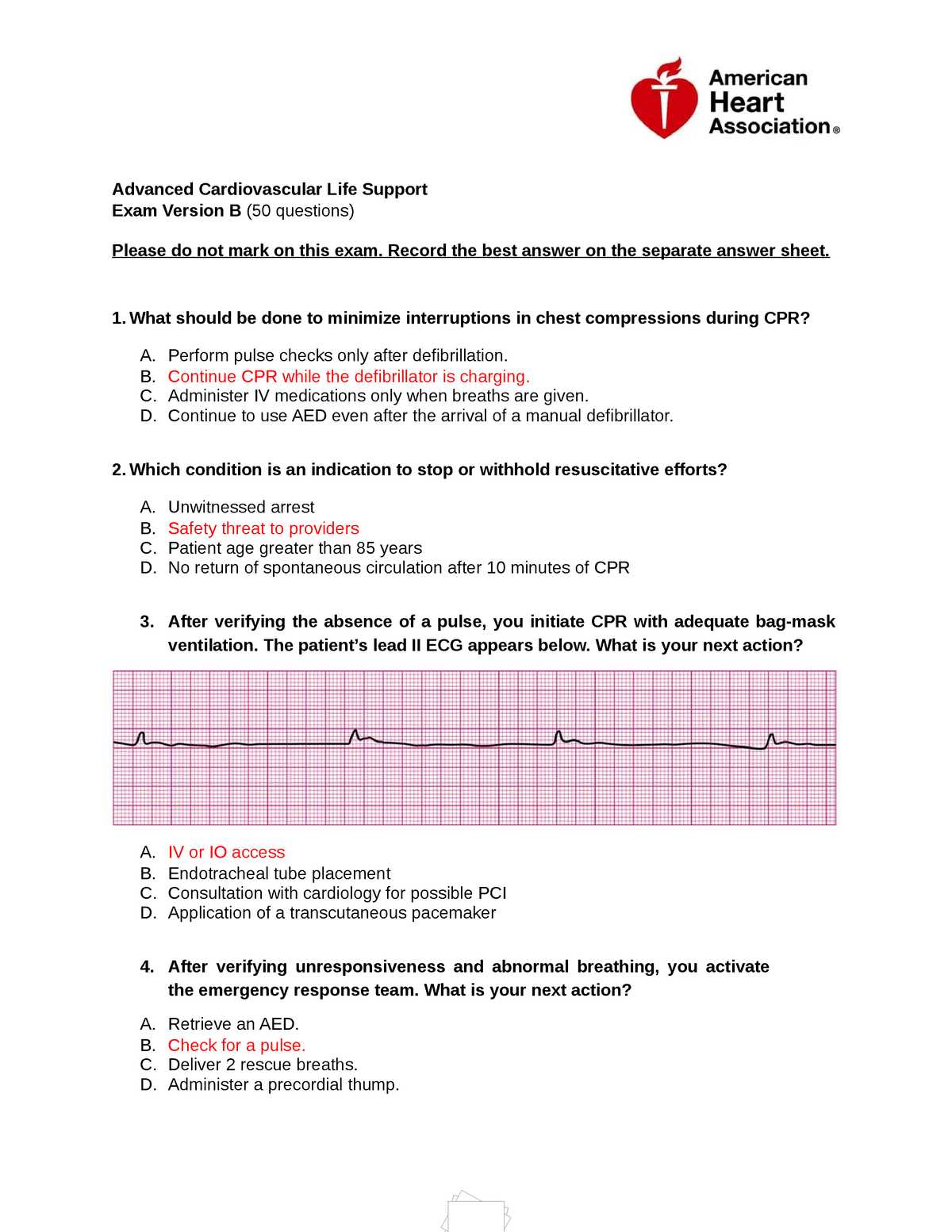 Challenging and Insightful ACLS Exam Questions to Test Your Medical Knowledge Acls exam questions