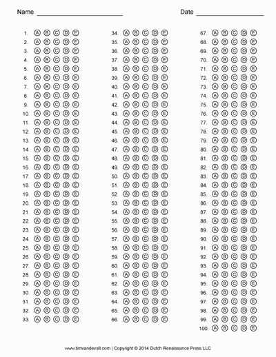 The Importance of the ACT Sample Answer Sheet
