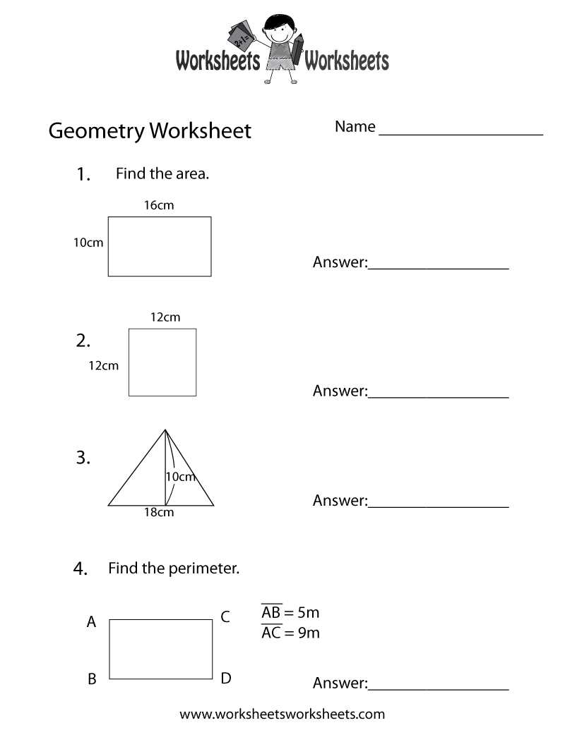Understanding Big Ideas Learning Geometry Worksheet Answers