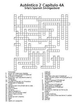 Answers for Capitulo 4a-8 Crossword Puzzle Capitulo 4a-8 crossword answers