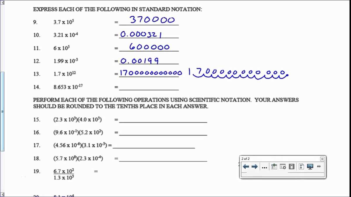 Applications of Scientific Notation in Chemistry