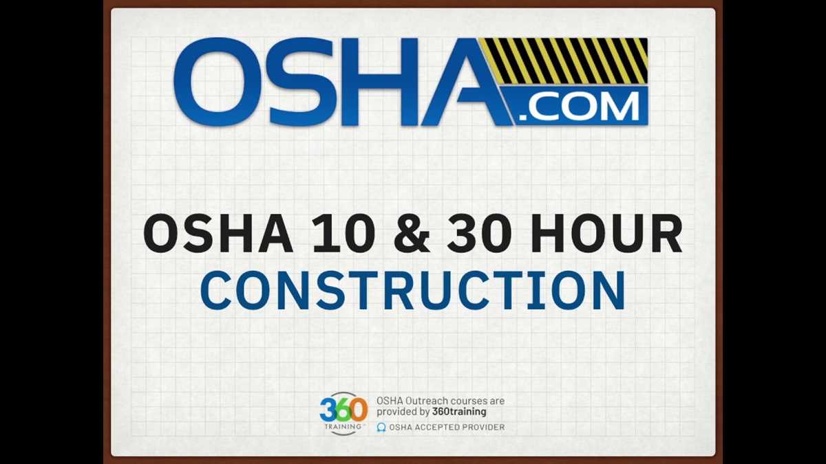 Importance of Preparing for the OSHA 10 Hour Final Assessment