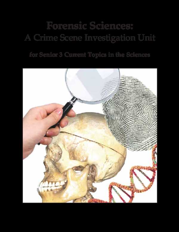 1. What topics are usually covered in forensic science study guides?