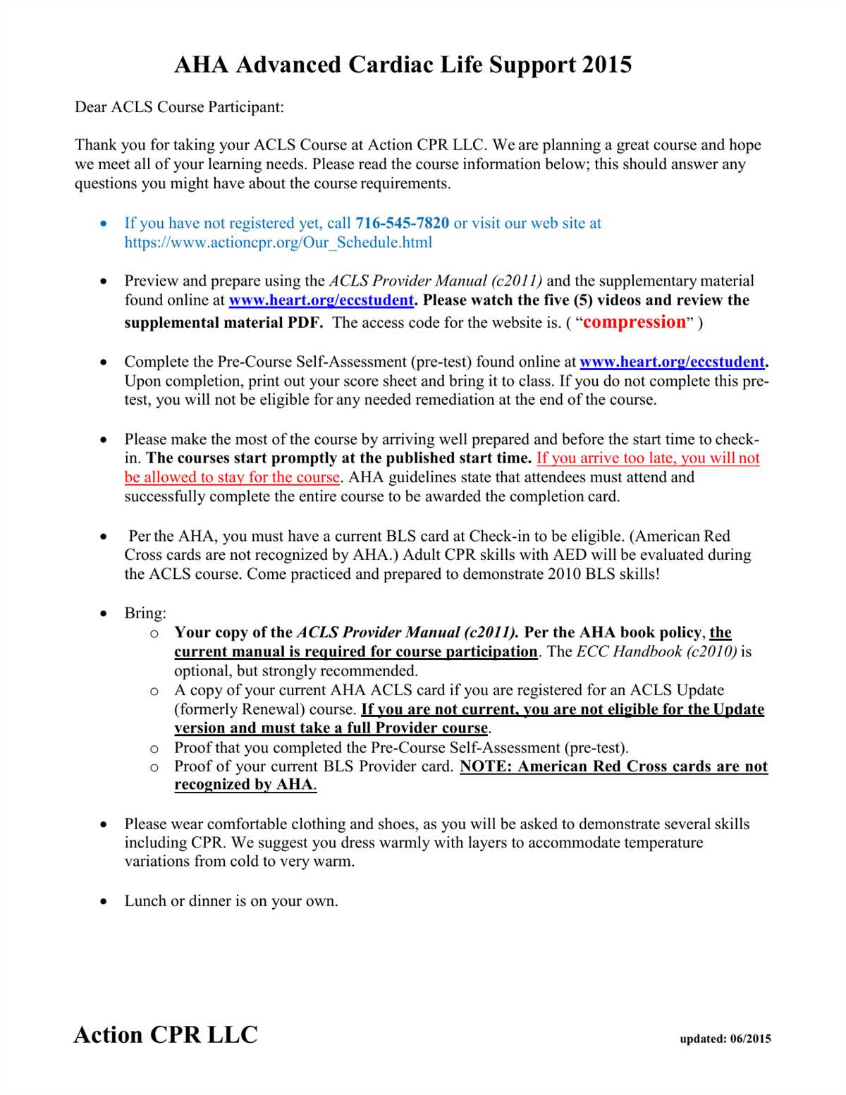 Acls online exam answers