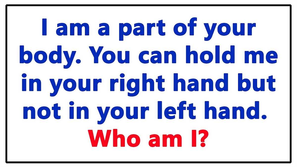 Tricky Riddles with Unexpected Answers