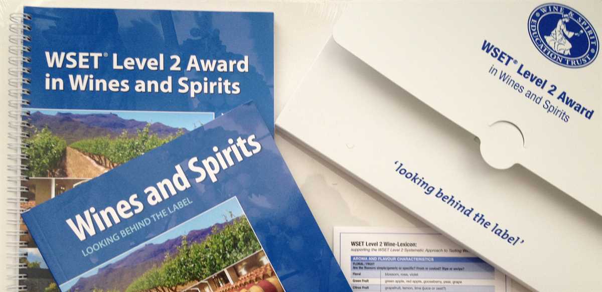 WSET Level 2 Practice Exam Questions