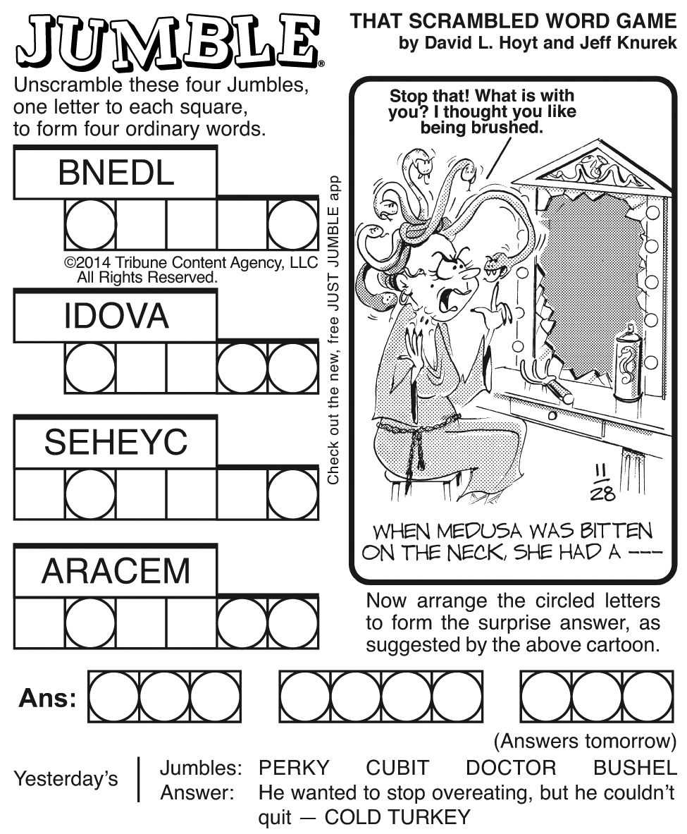 Jumble Puzzle Challenge