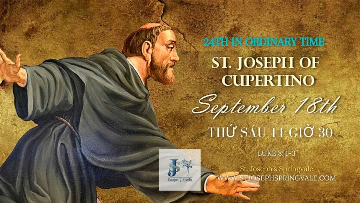 St joseph of cupertino prayer for exams