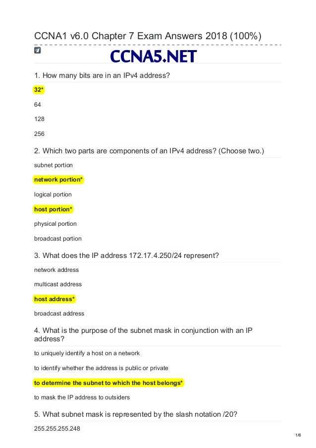 Mastering the Cisco Chapter 8 Exam: Achieve Success with These Answers Cisco chapter 8 exam answers