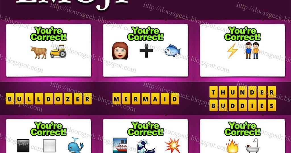 Guess the Emoji Answers Level 52
