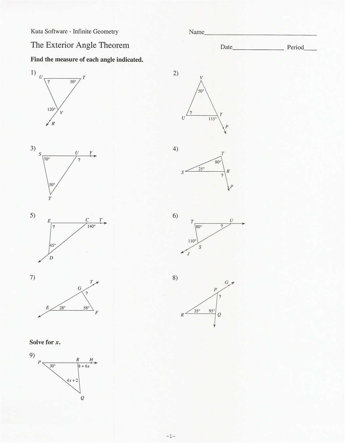 The Basics of Geometry