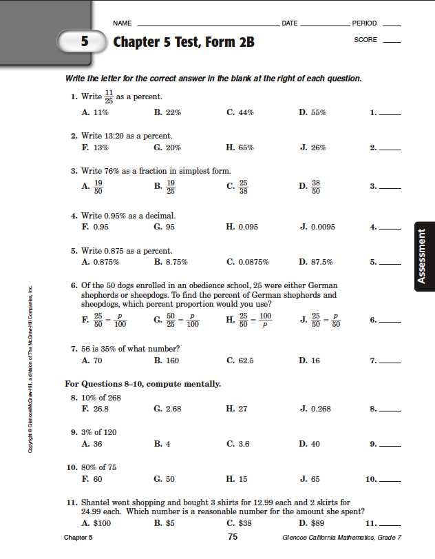Step-by-Step Solutions for Mathematics Test 2 Questions