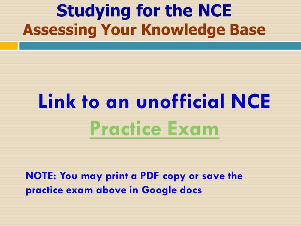 Benefits of Taking NCE Practice Exam Online for Free