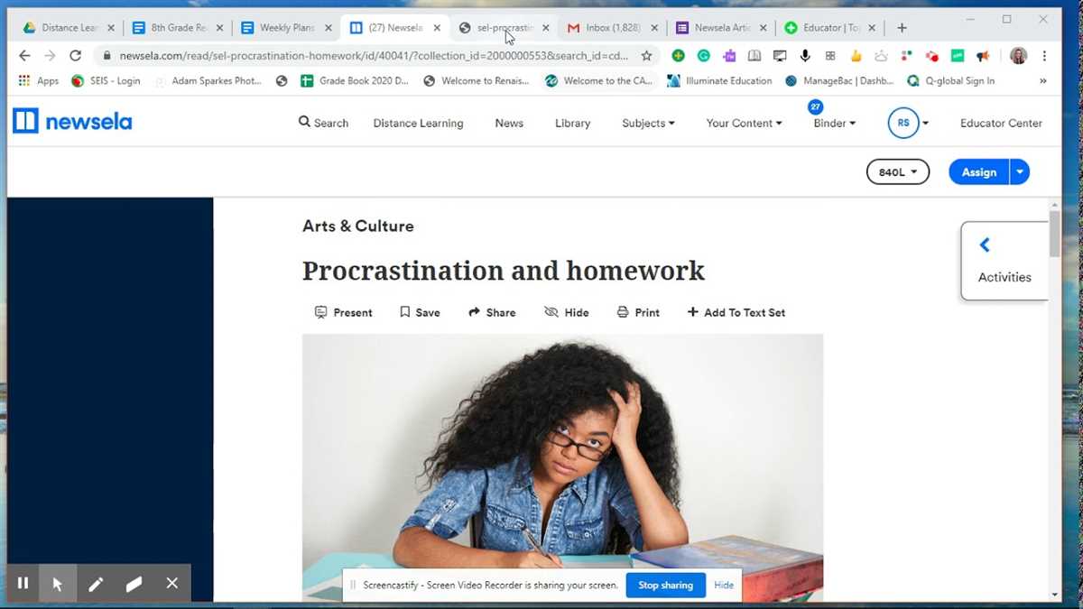 Increased Engagement with Newsela Article Answers