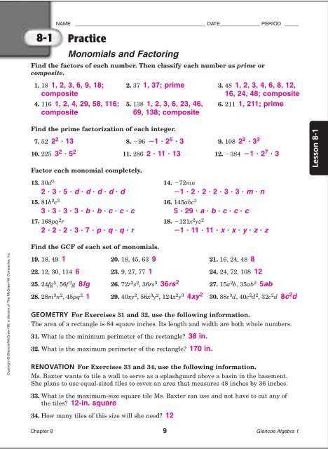 Simplifying Expressions with Exponents