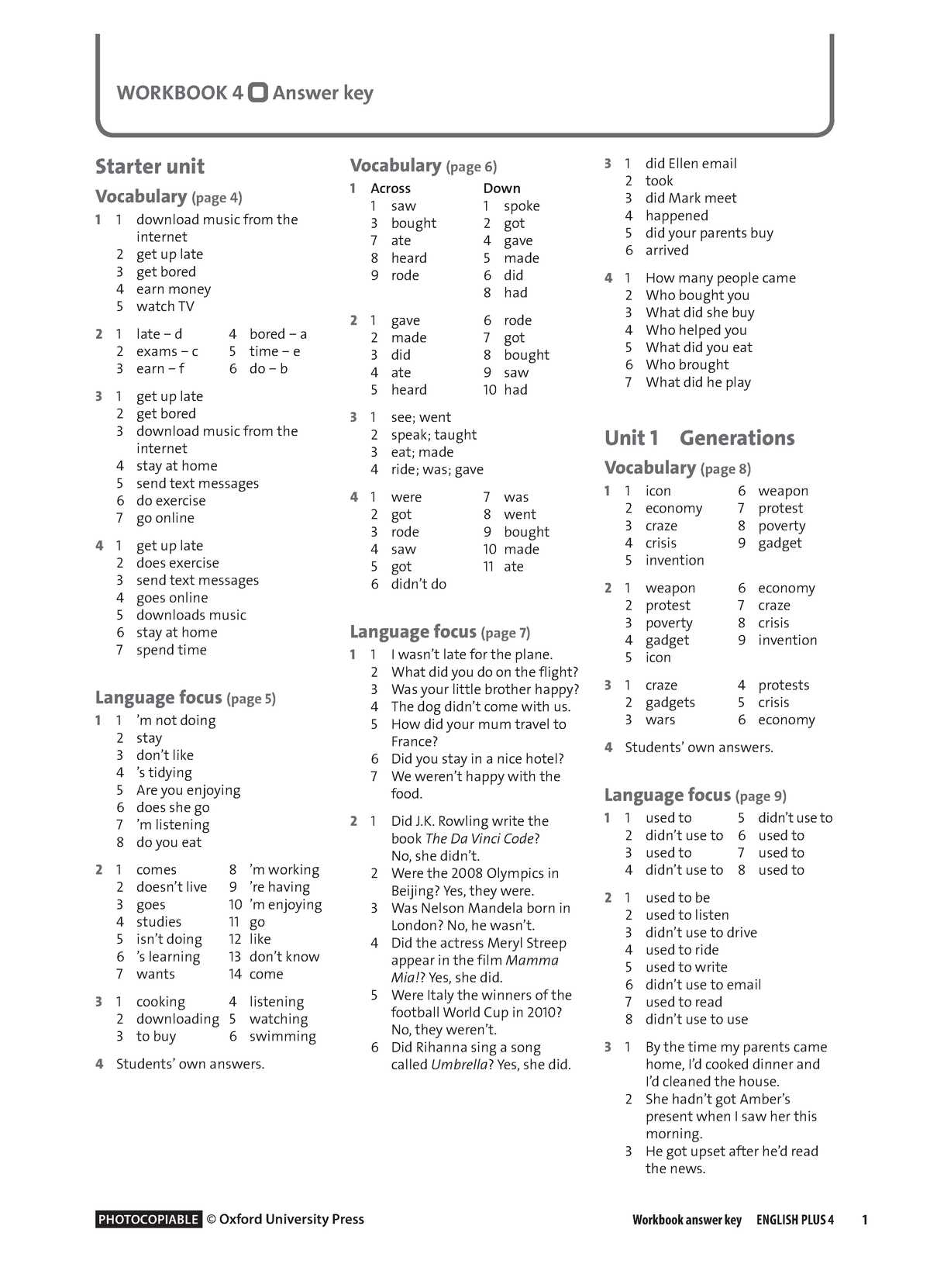 Importance of Odysseyware Answer Key English 1