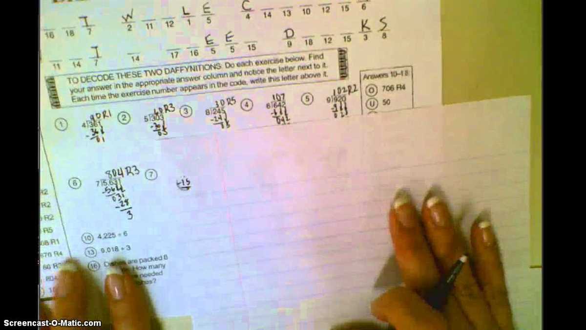 Tips and Tricks for Using the Algebra with Pizzazz Double Cross Answer Key