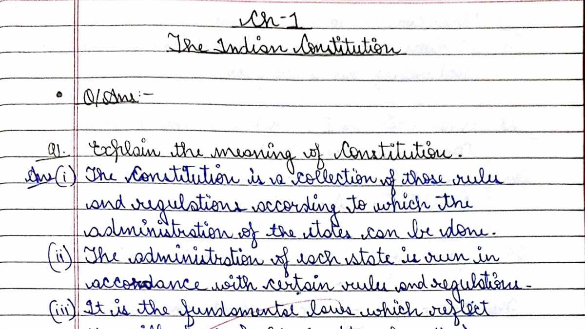 Understanding the Importance of Chapter 3 in the Constitution