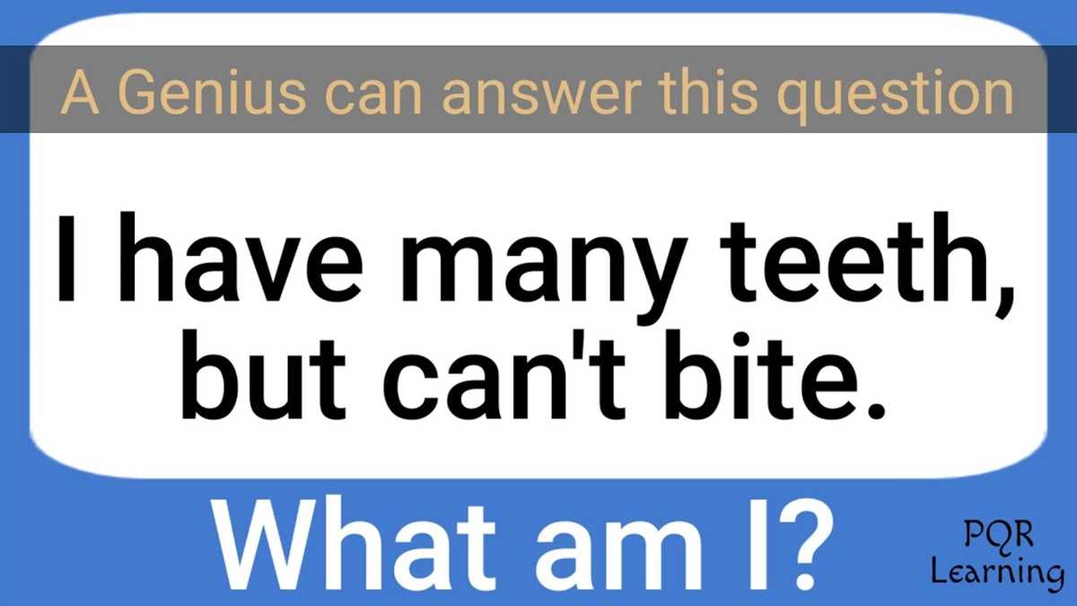 Here are a few examples of genius-level riddles: