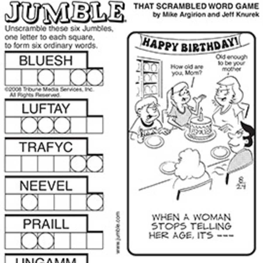 4. Jumble Challenge