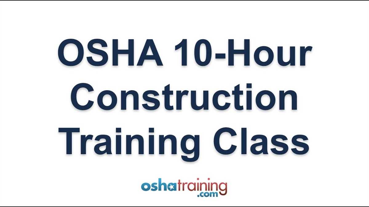 Introduction to OSHA