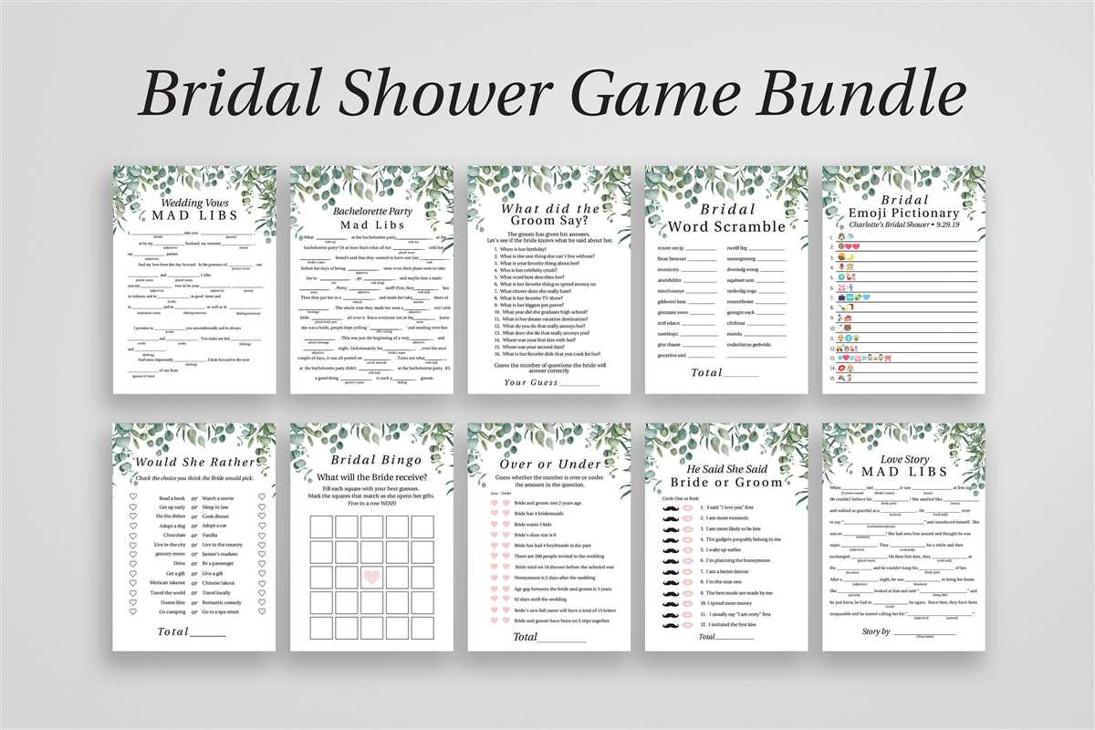 The Importance of Bridal Shower Games