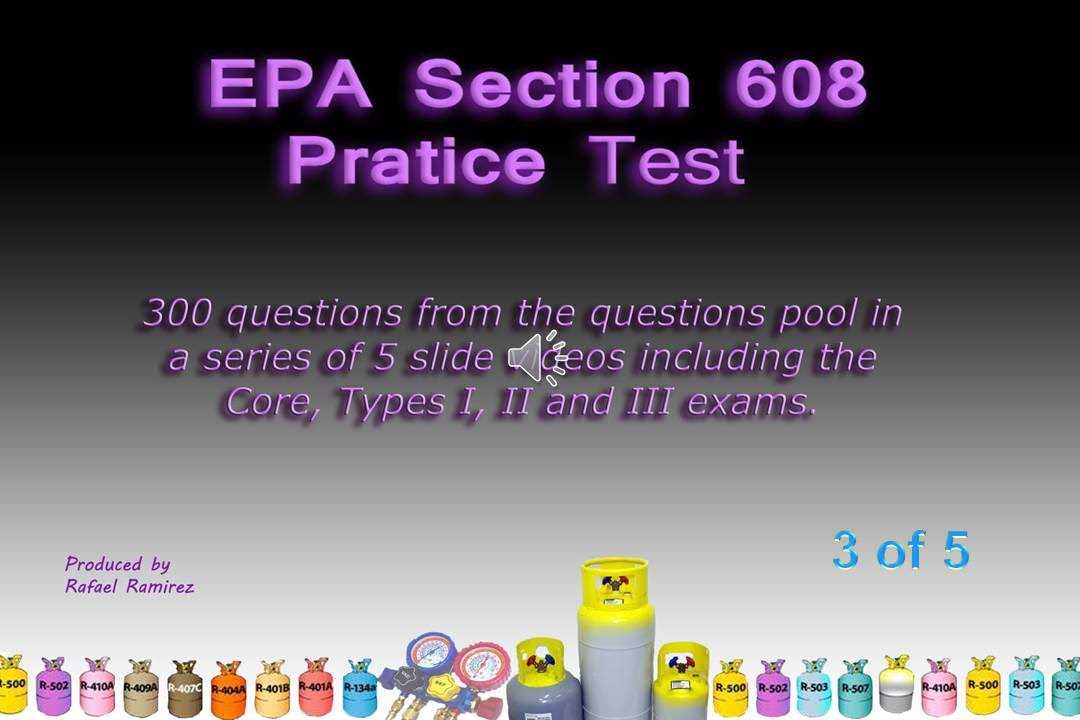Preparing for the EPA 608 Practice Exam