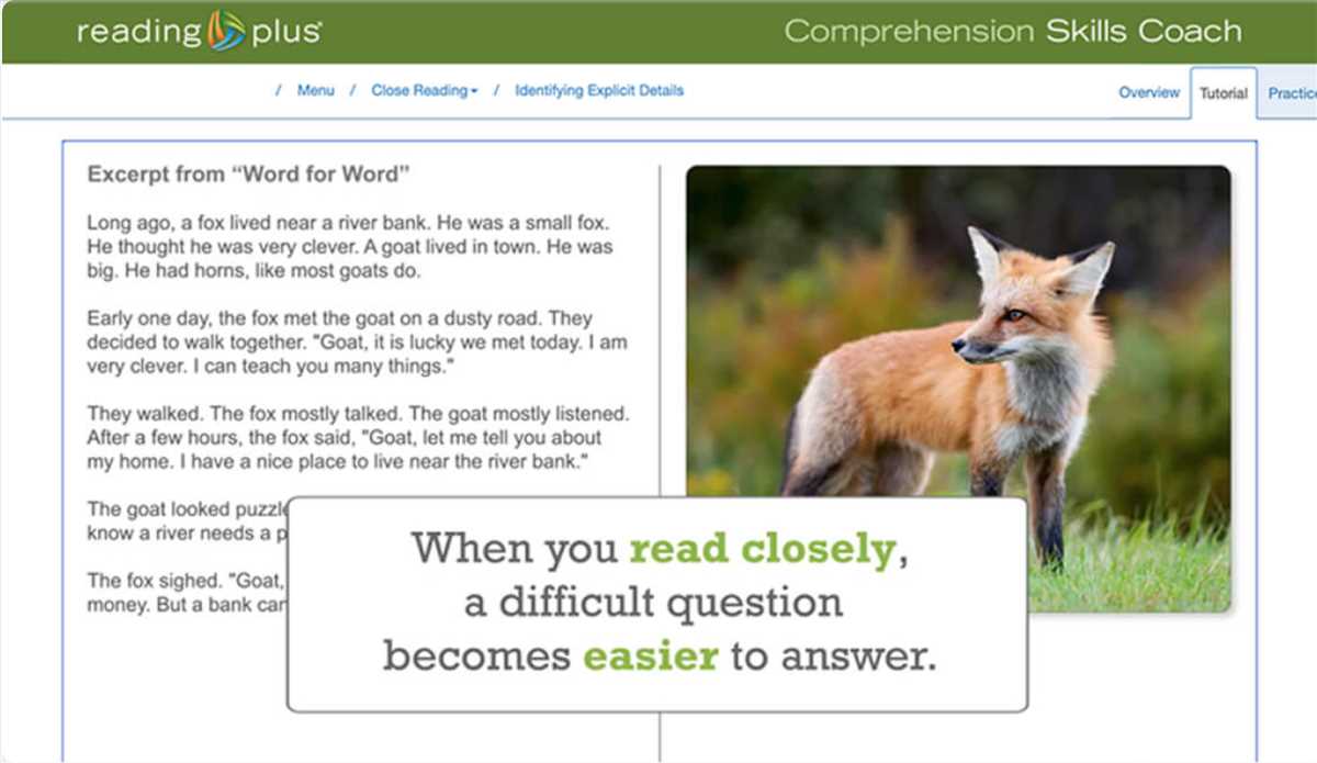 Tips for using Reading Plus answers effectively