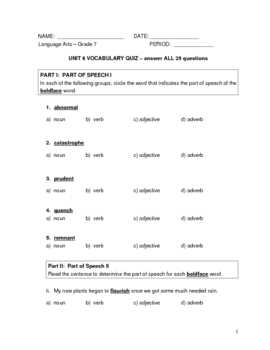 Sadlier Oxford Level D Unit 5 Answers