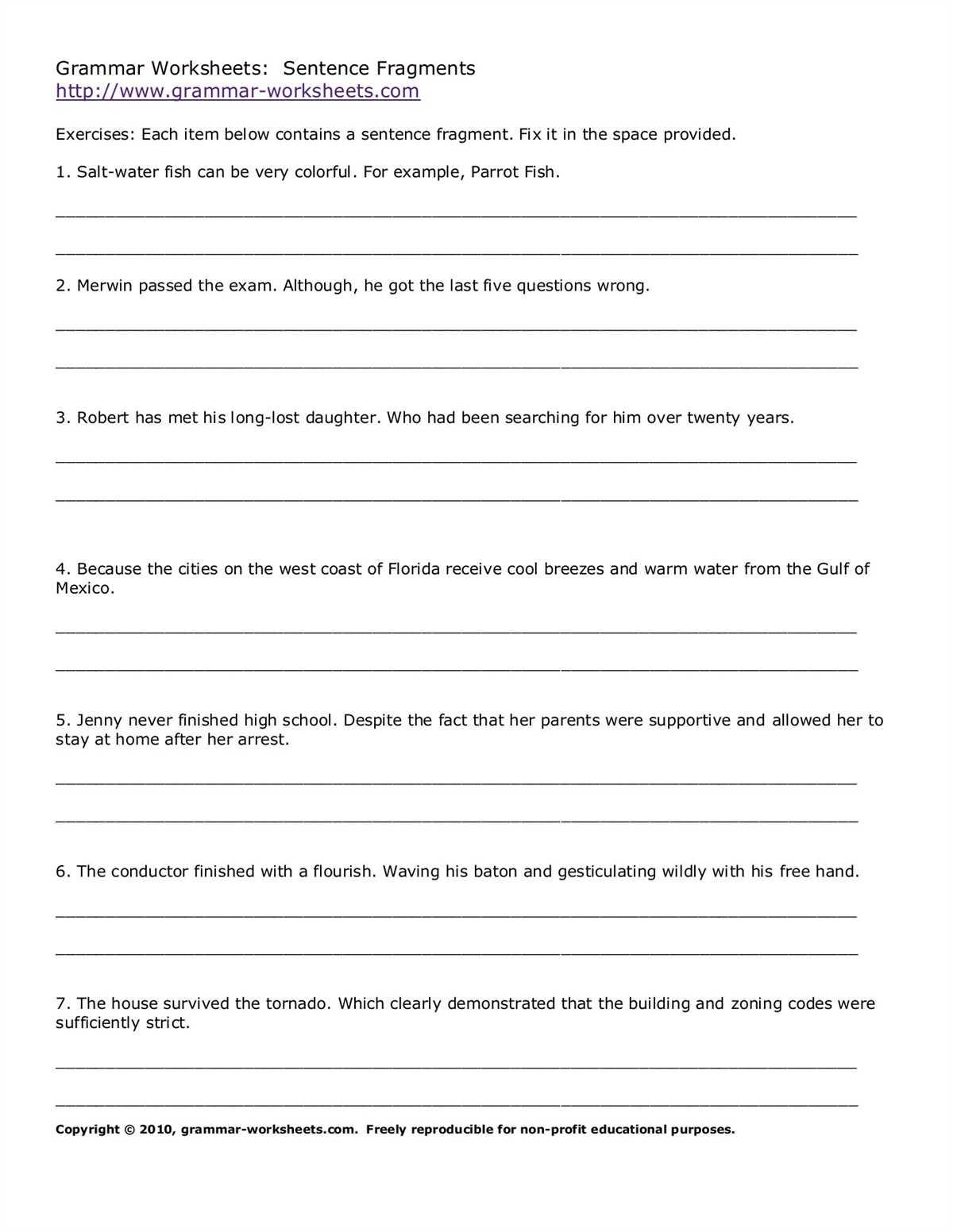 Unraveling the Mystery: Decoding Sentence Fragments Worksheet Answers Sentence fragments worksheet answers
