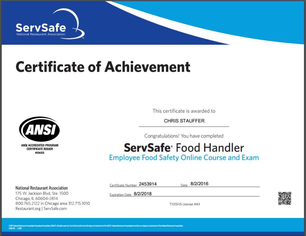 1. Official Servsafe Resources