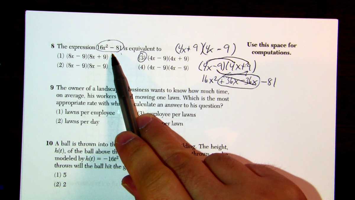 Tips and Strategies for Success on the Algebra 2 Regents Exam