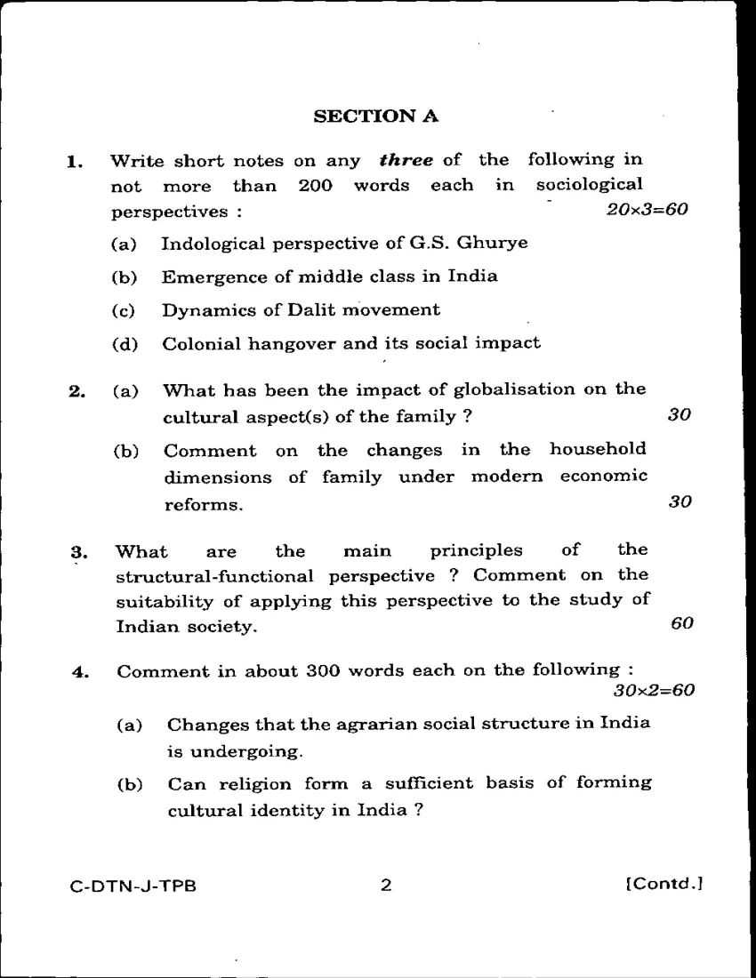 Sociology exam 1 answers