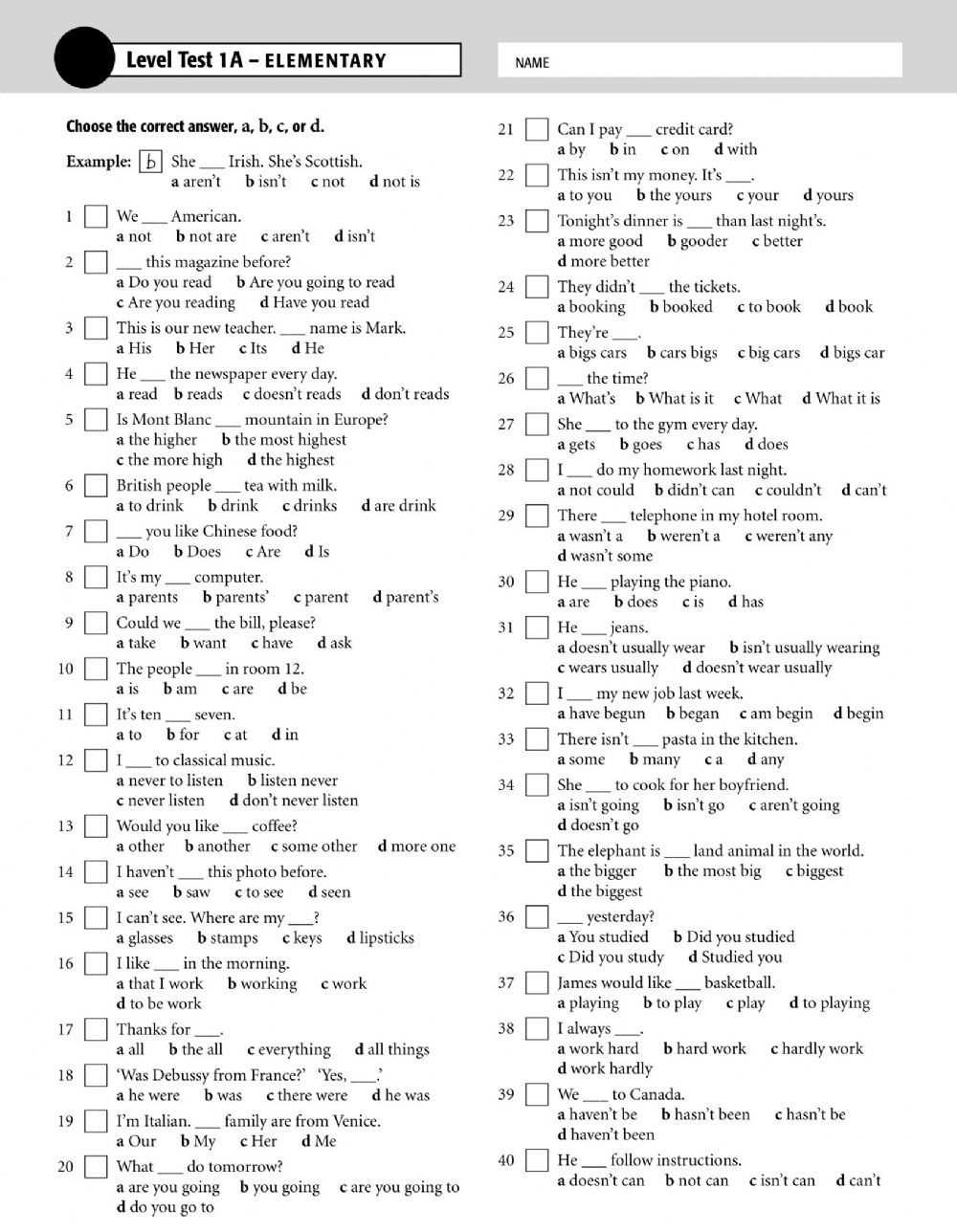 Aceable final test answers